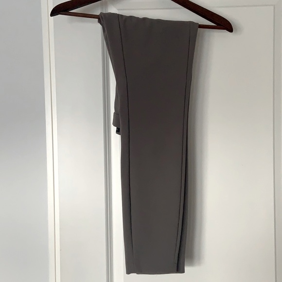 Banana republic skinny grey/tan pants w side zip - Picture 1 of 4